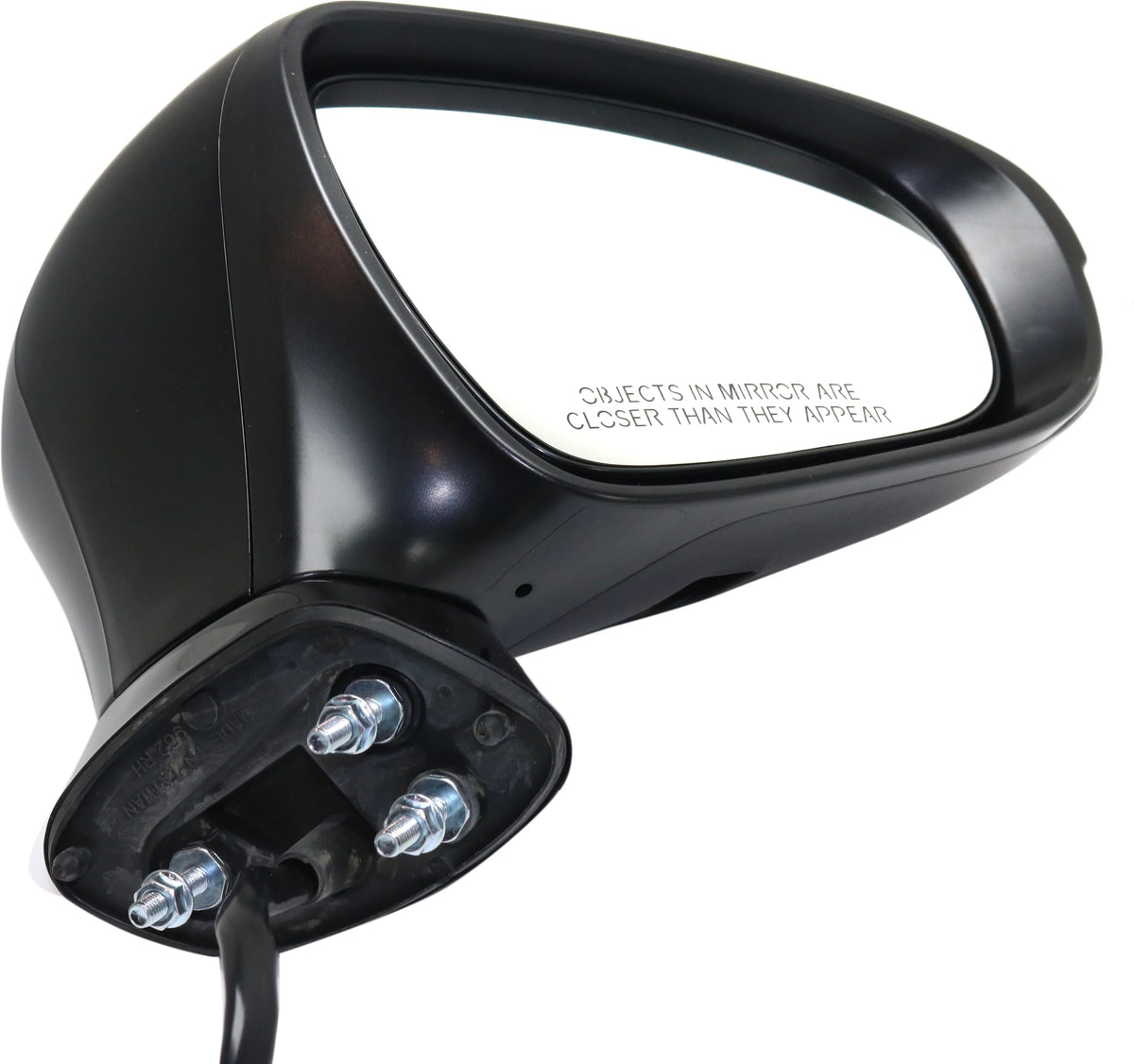 Mirror Compatible With 2014-2017 Lexus CT200h Right Passenger Side Heated In-housing Signal Light Textured Black Kool-Vue