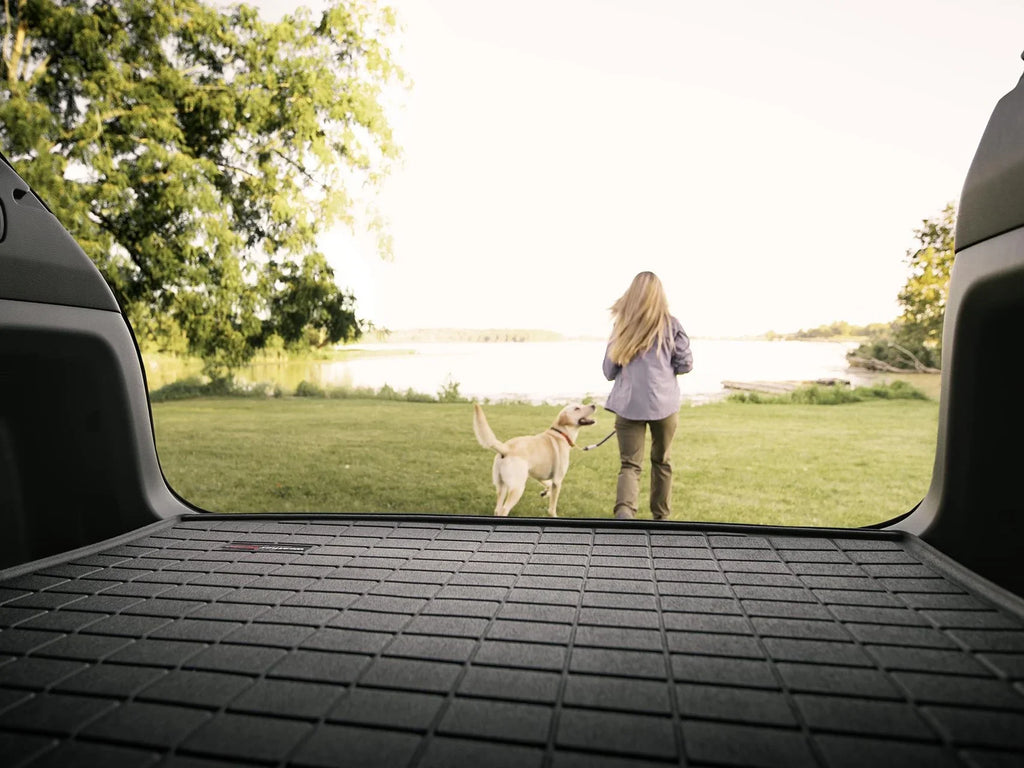 WeatherTech Cargo Trunk Liner compatible with 2014-2015 Toyota Highlander - Behind 3rd Row Seating, Black
