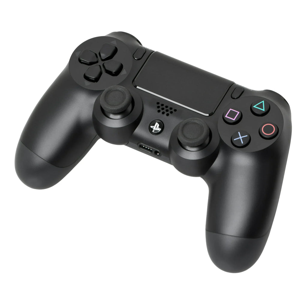 Sony PlayStation 4 500GB Gaming Console Black with Charging Dock Headset 2 Controller Bolt Axtion Used