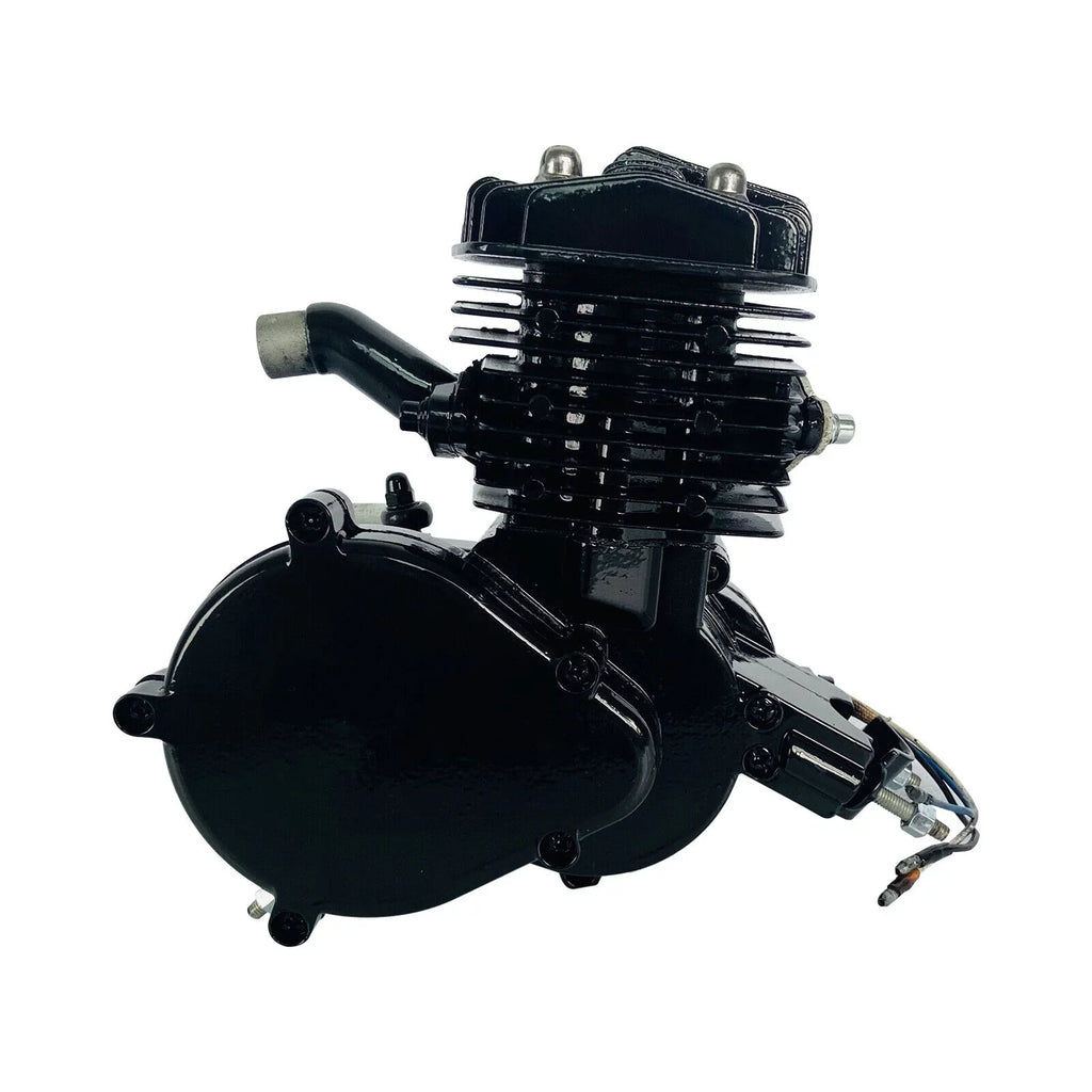 Miumaeov 80cc 2-Stroke Full Assembled Motorized Bike Bicycle Motor Petrol Gas Engine Single Cylinder Air-Cooled Black