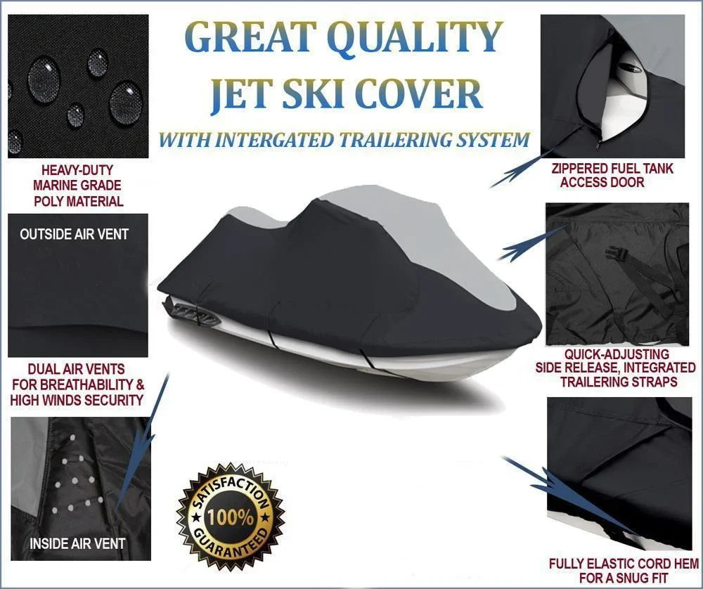 '-      Cover Compatible for Yamaha WaveRunner  1200 Ltd  800 1999-2001 Jet Ski Cover