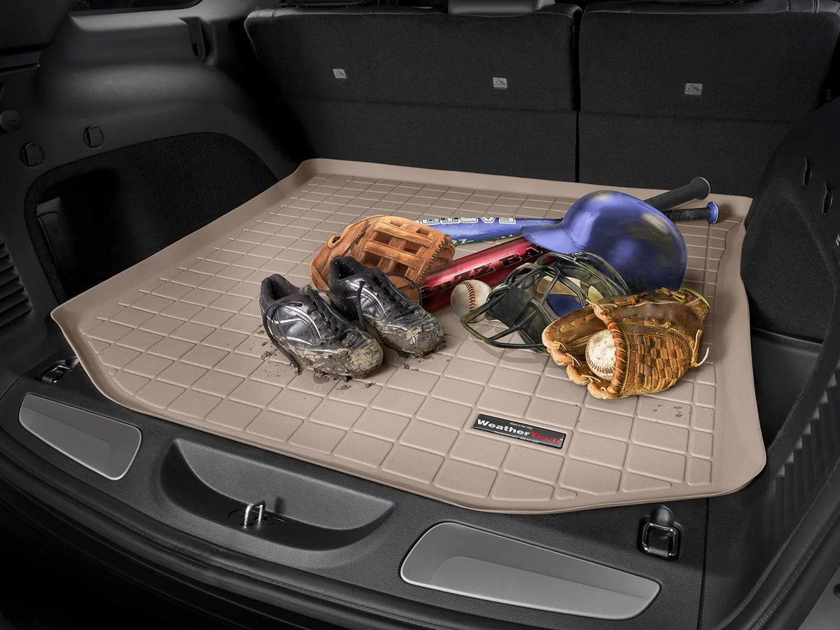 WeatherTech Cargo Trunk Liner compatible with 2014-2015 Toyota Highlander - Behind 3rd Row Seating, Black