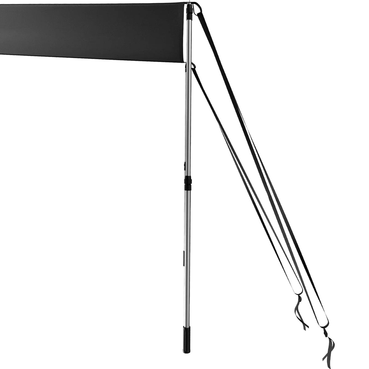 5'x5' -Proof T-Top Sun Shade Kit - 600D Polyester with Rustproof Telescopic Steel Poles, Waterproof, Easy Assembly for T-Tops & Bimini Tops