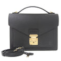 Authenticated Used Louis Vuitton   Epi Monceau 2WAY Bag Noir M52122