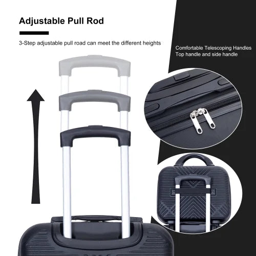 Zateety 2Piece Luggage Sets  Lightweight Suitcase , Spinner Wheels,