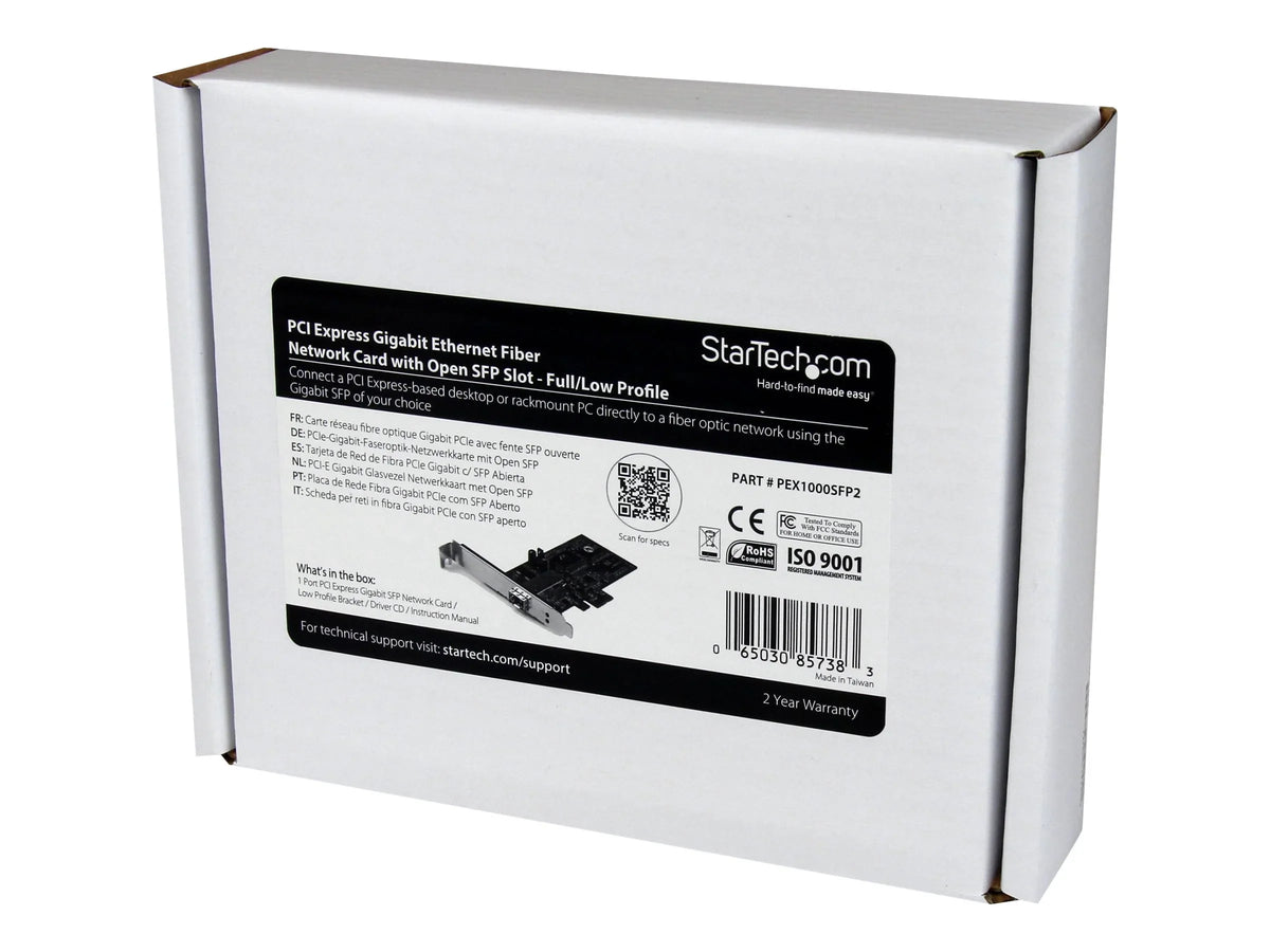 StarTech.com  Express Gigabit Ethernet Fiber Network Card w/ Open  - PCIe  Network Card Adapter