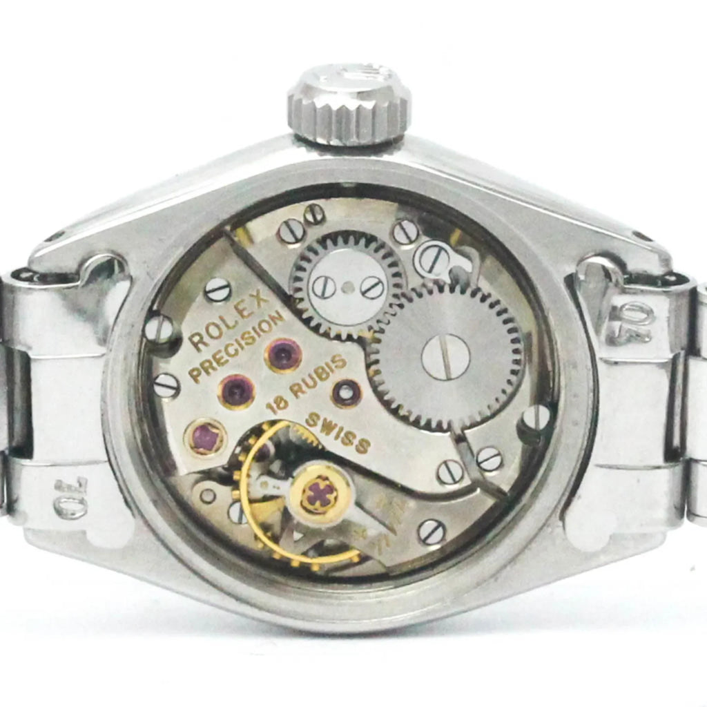 Pre-Owned Vintage  Precision Stainless Steel Hand-Winding Mens Watch 6525 BF565424 (Fair)