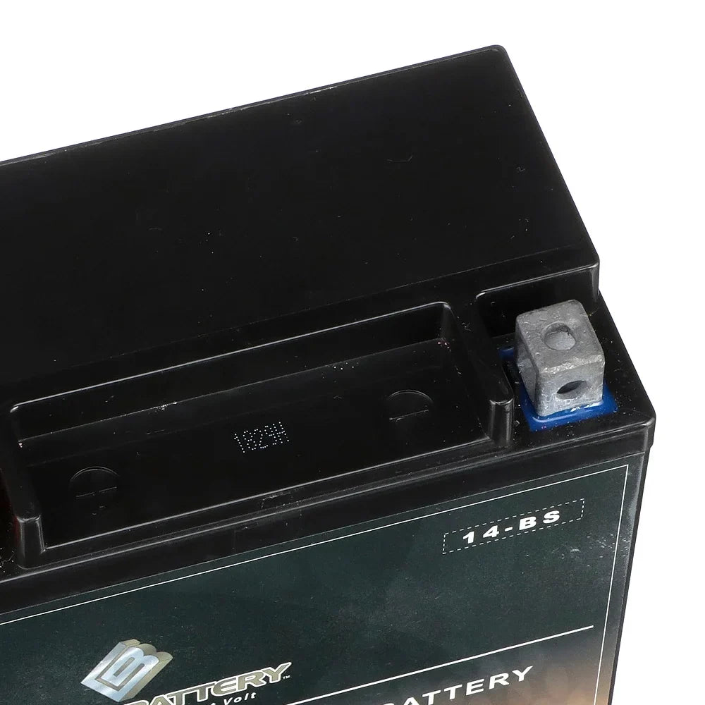 Chrome Battery YTX14- (14- 12 Volt,12 Ah, 200 ) Motorcycle Battery for Honda 1100cc Vt1100c, C3, T Shadow (spirit, Aero, A. C. E. Tourer) 2003