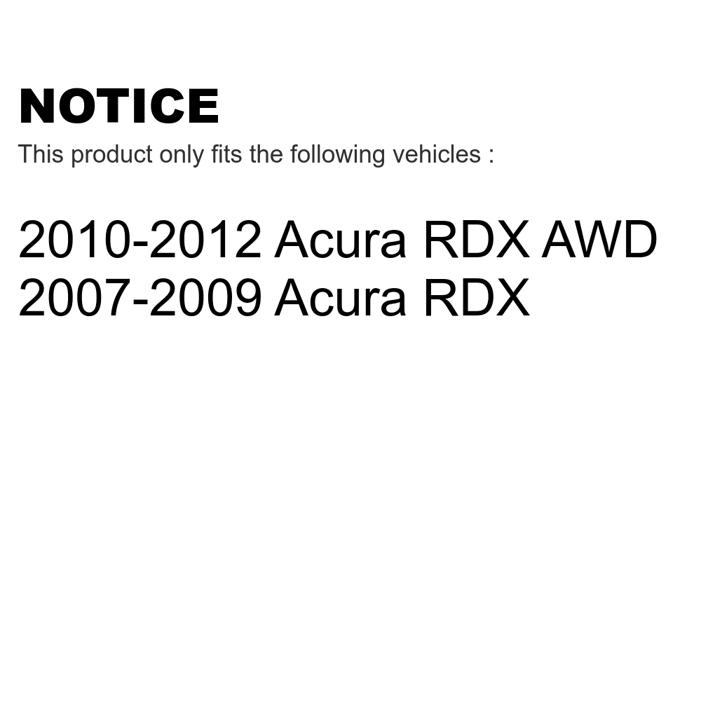 Transit Auto - Rear Disc Brake Rotors And Semi-Metallic Pads Kit For Acura  K8S-101814