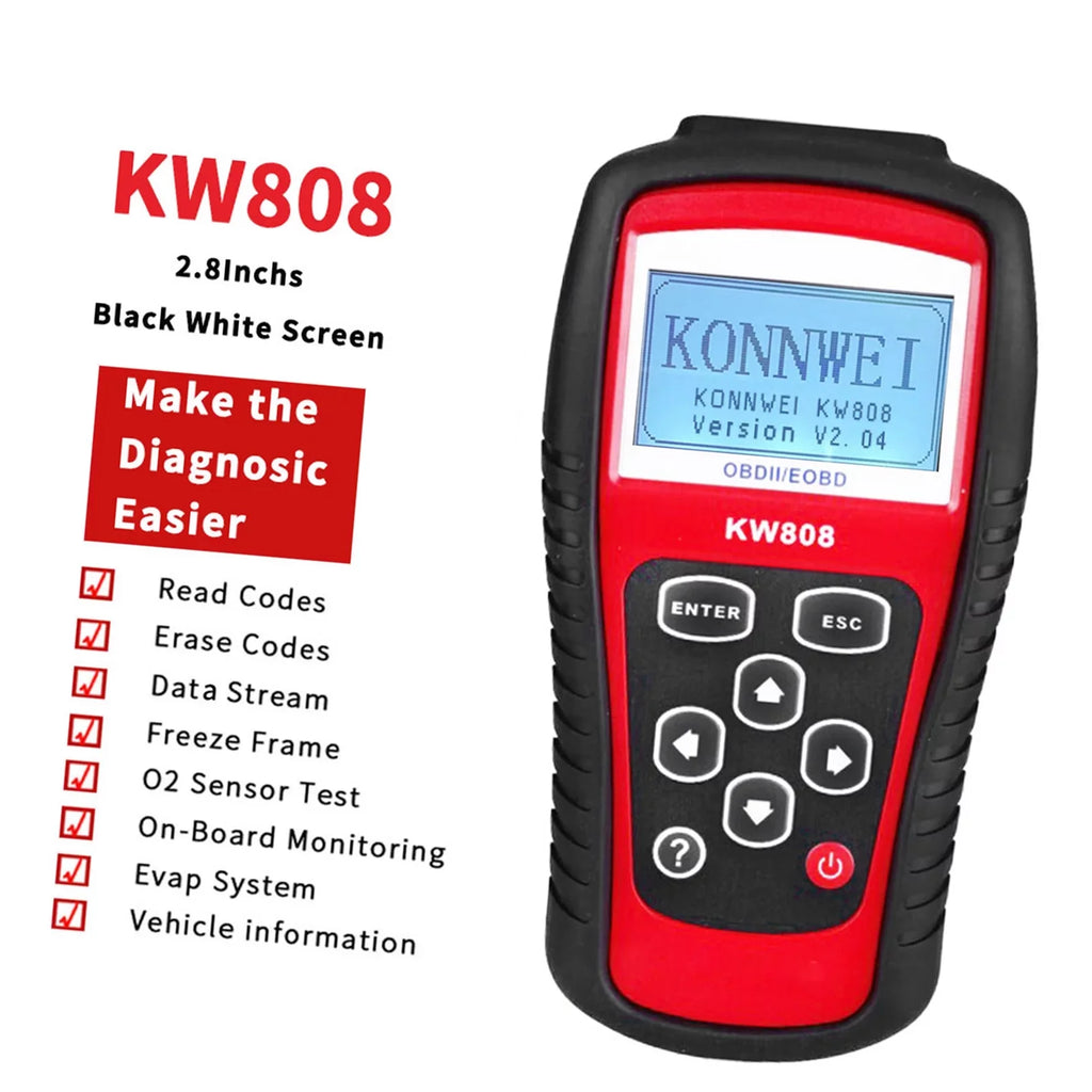 walmeck  /  Cars Code Reader and Auto Detection Decoder KW808