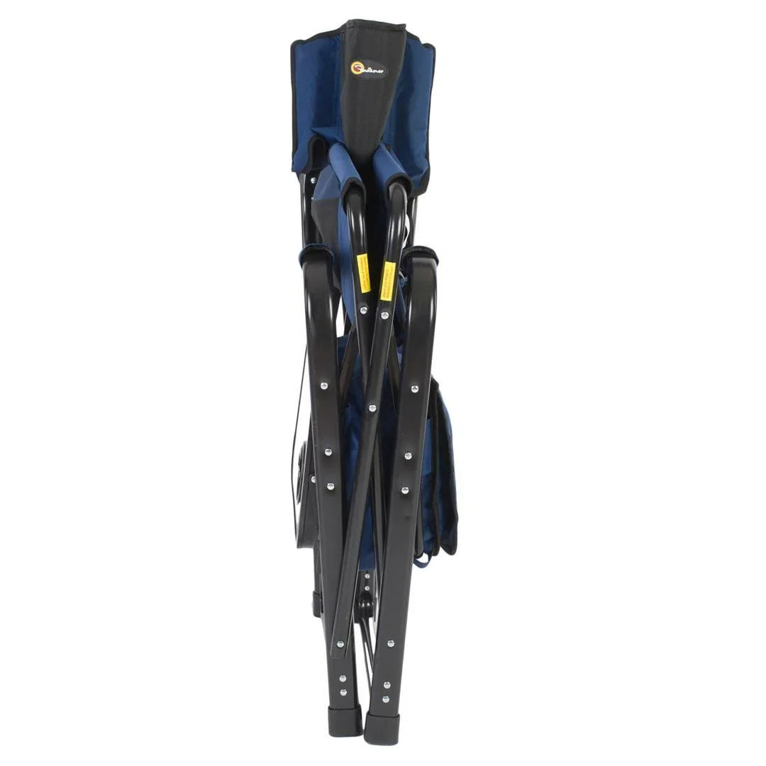 Faulkner -49581 El Captain Director Chair with Cooler Bag - Blue