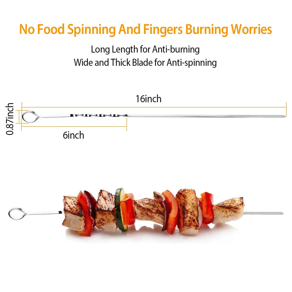 iMountek Portable  Barbecue Grill Foldable Charcoal Grill Camping Garden Outdoor Travel with 10Pcs  Steel