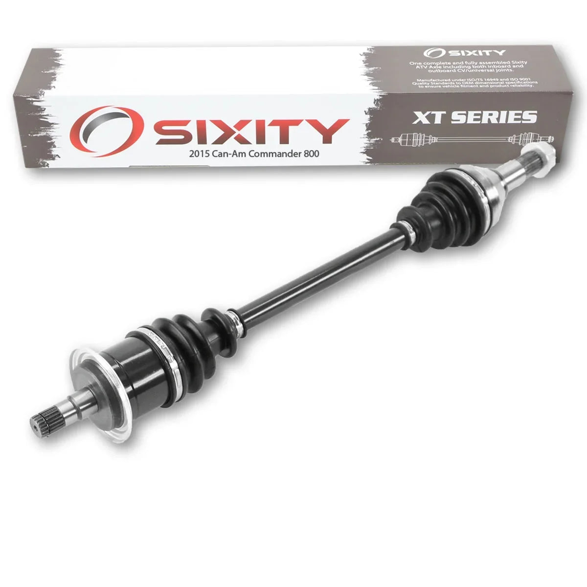 Sixity  Front Left Axle compatible with Can-Am Commander 800 2015 -    4X4