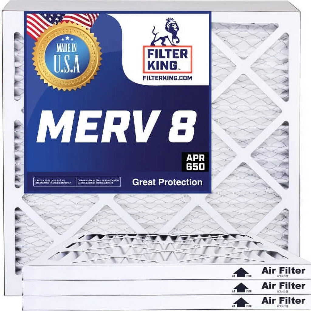 Filter King 9x49.5x1a Air Filter | 4- |  8  Pleated A/C Furnace Filters |    | Actual Size: 9 x 49.5 x .75"