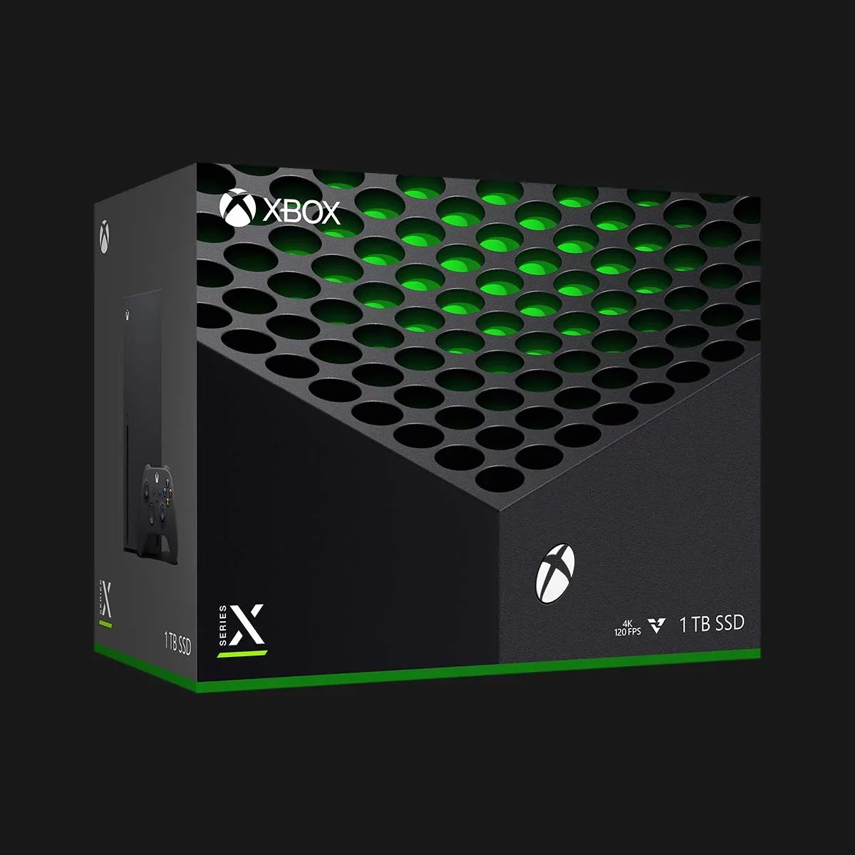 Microsoft Xbox Series X Deluxe Bundle - 1TB  Flagship Black Xbox X Console and Wireless Controller with Five Games and Xbox Chat Headset