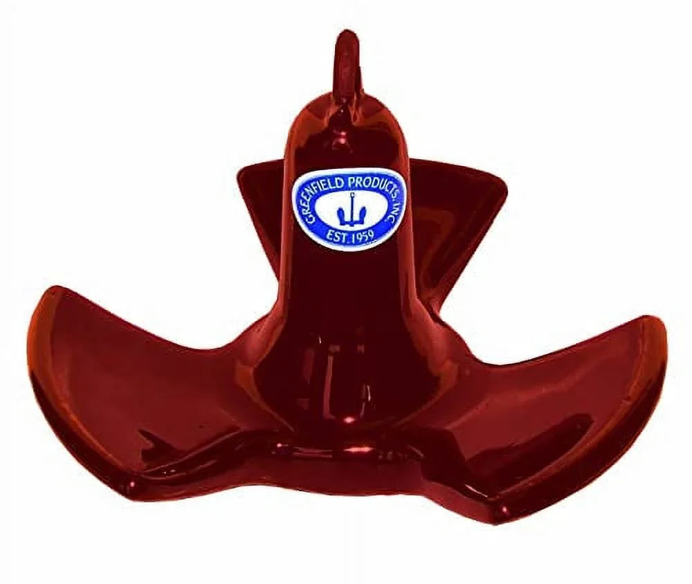 Greenfield Products 520- 20 lbs Vinyl Coated River Anchor - Red