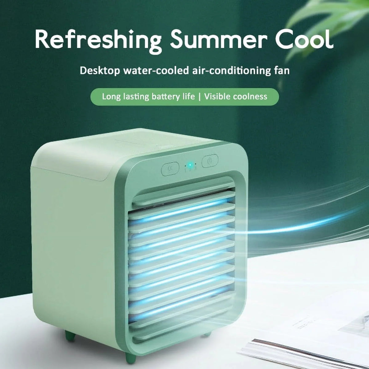Mini air conditioner cooling artifact desktop refrigeration spray  small fan student office cooler fan