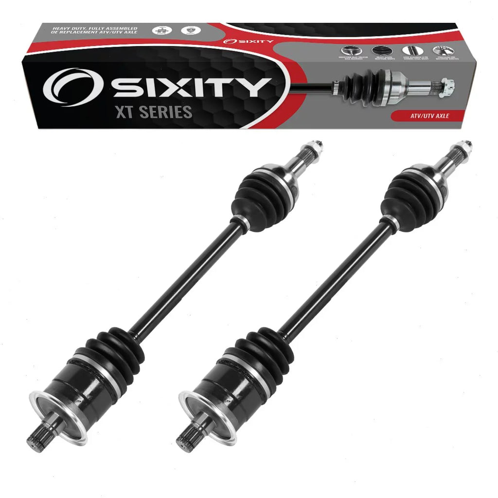 2 pc Sixity  Rear Left Right Axle compatible with Can-Am Commander 1000 2015 -    -P 4X4