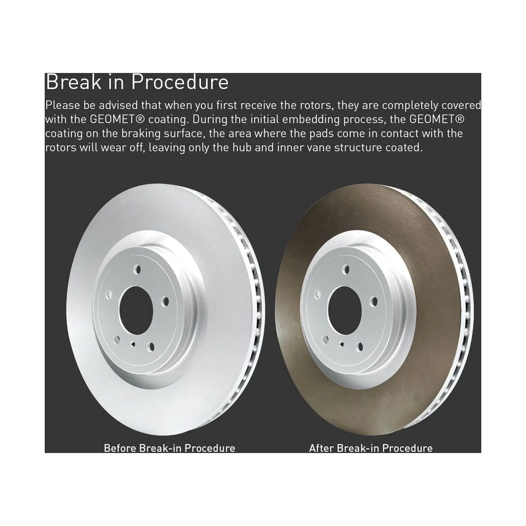 R1 Concepts Wdth1 59006 R1 Brake Rotors Carbon Coated W/ Euro Ceramic Pads & Fits select: 2017-2020