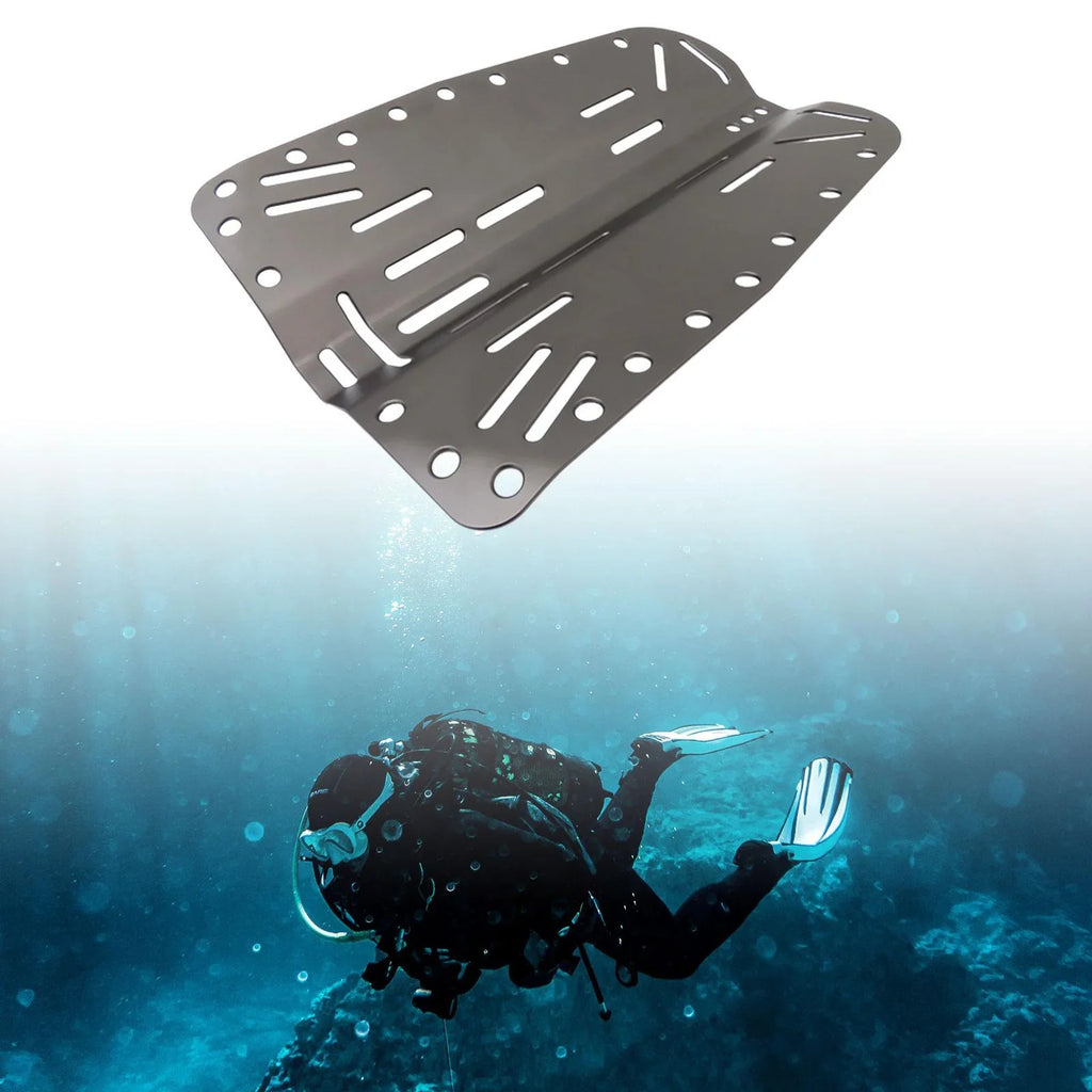 kesoto Diver  Gear Scuba Diving Backplate Equipment Dive Accessories Plate Underwater Harness Hardware Aluminum Alloy Tech Diving