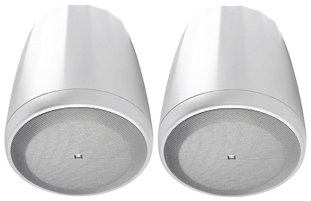 6-Zone Amp+4  White Pendant+8 Slim Black Wall Speakers 4 Restaurant/Bar/Cafe