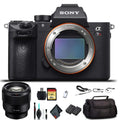 Sony Alpha a7R  Mirrorless Camera ILCE7RM3/B With Sony  24-70mm Lens, Soft Bag, Additional Battery, 64GB Memory Card, Card Reader , Plus Essential Accessories