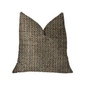 Honeybee Brown Shades Luxury Throw Pillow, 24 x 24 in.
