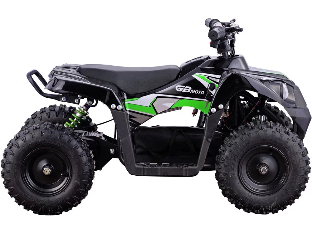 MotoTec Monster 36V 500W Kids Battery Powered  Four Wheeler Green