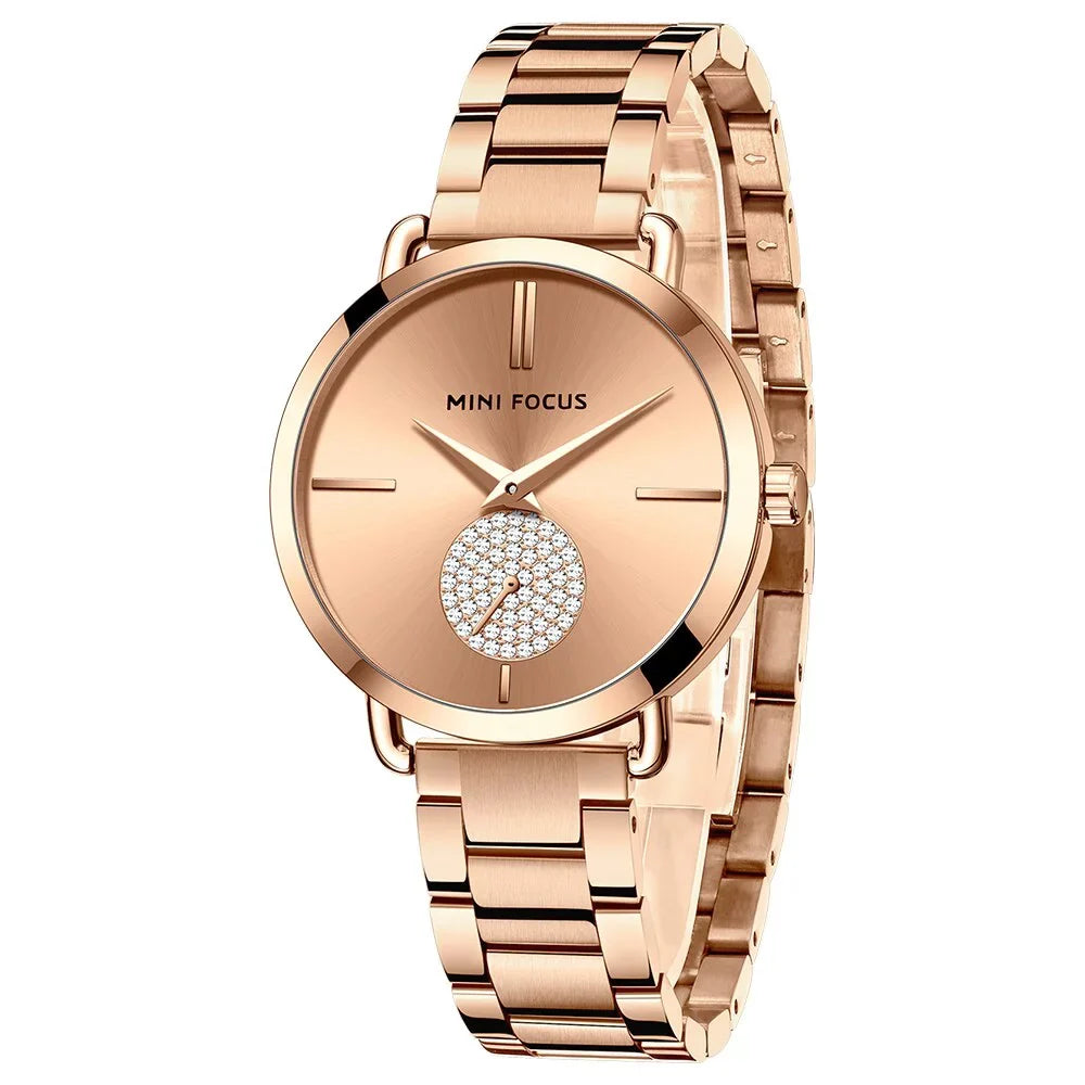 Fashion Women's Watches Top Brand Luxury Feloj Mujer Montre Femme Ladies Wristwatch For Girls Relojes Stainless Steel