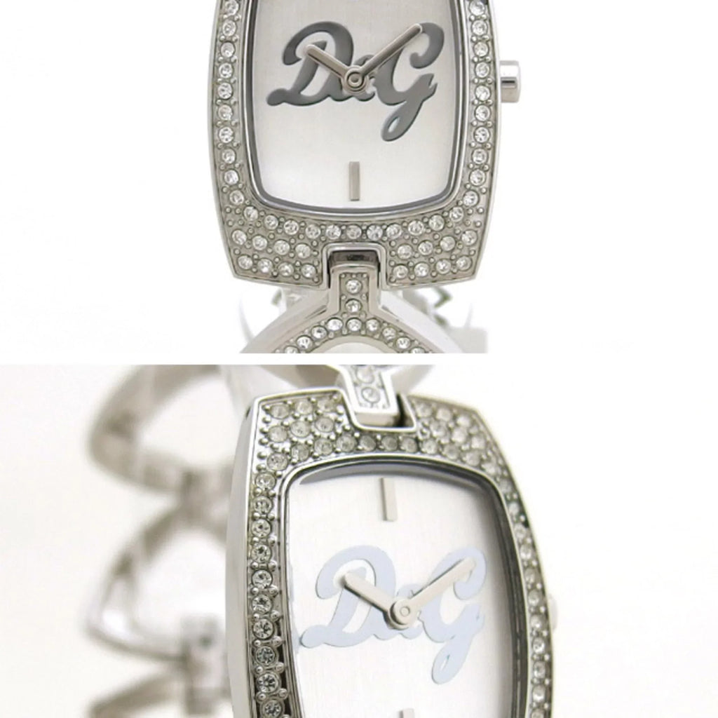 Pre-Owned D&G Ladies Watch Quartz Silver Dial  (Fair)