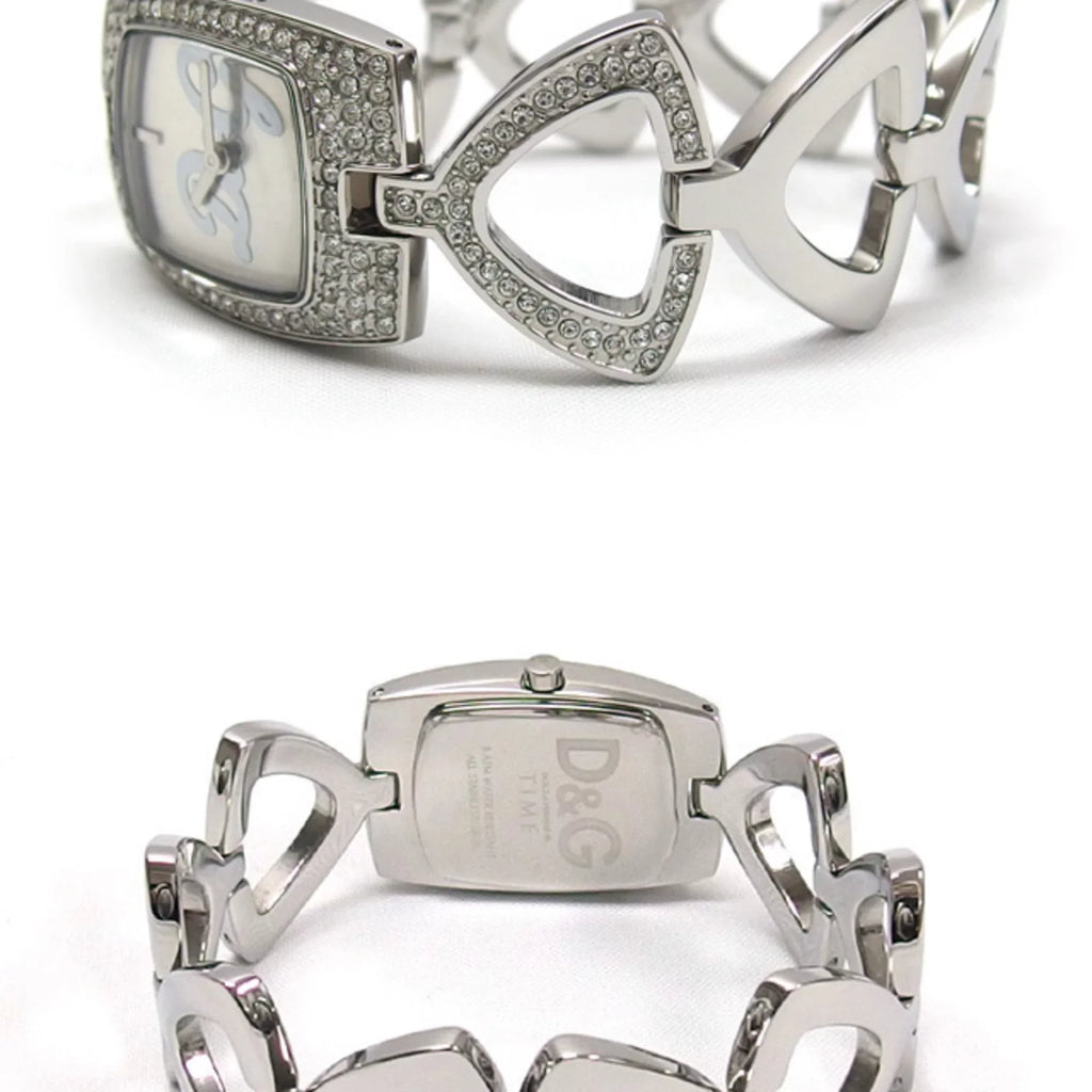 Pre-Owned D&G Ladies Watch Quartz Silver Dial  (Fair)