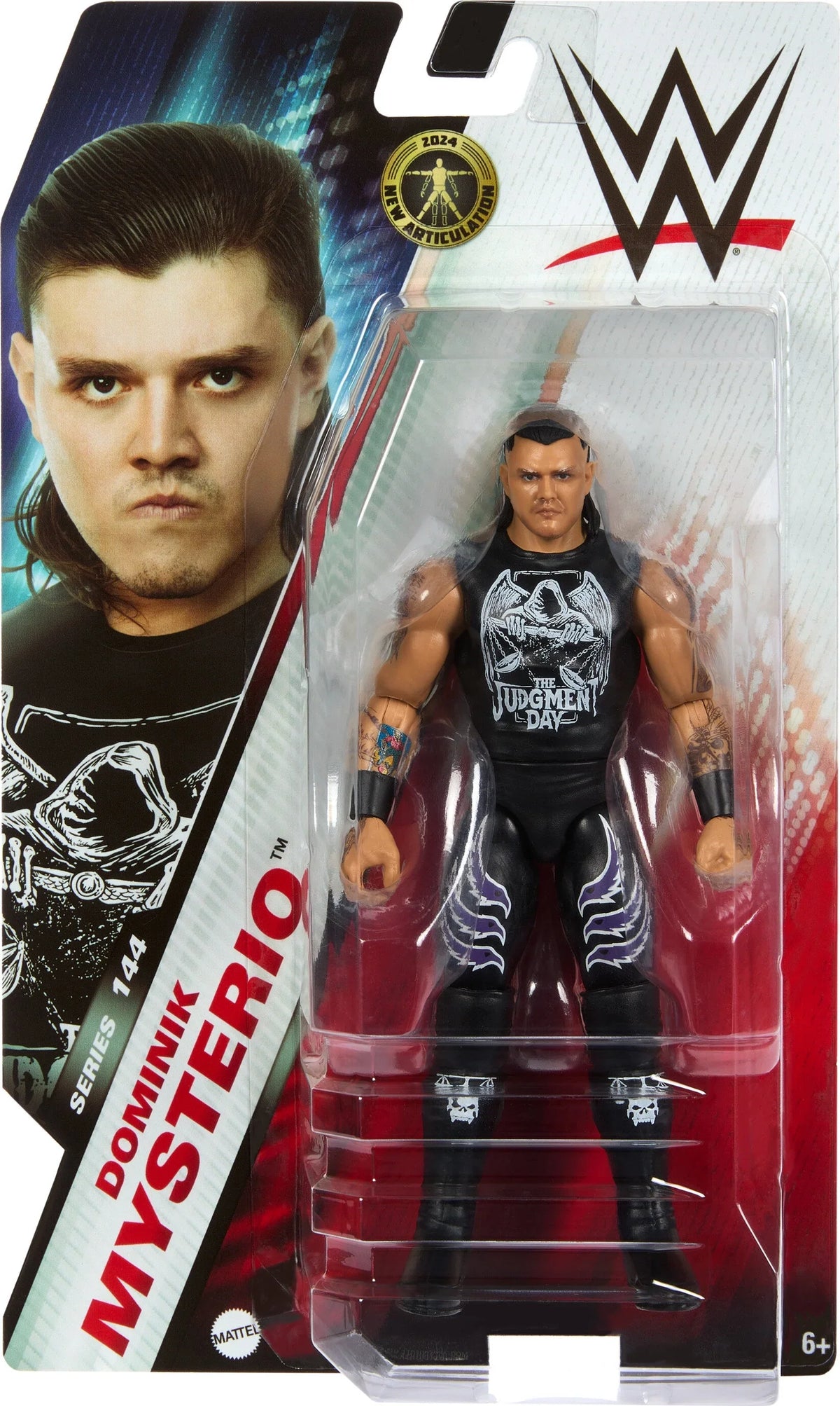 Dominik Mysterio Action Figure, 6-inch Collectible Superstar with Articulation & Life-Like Look