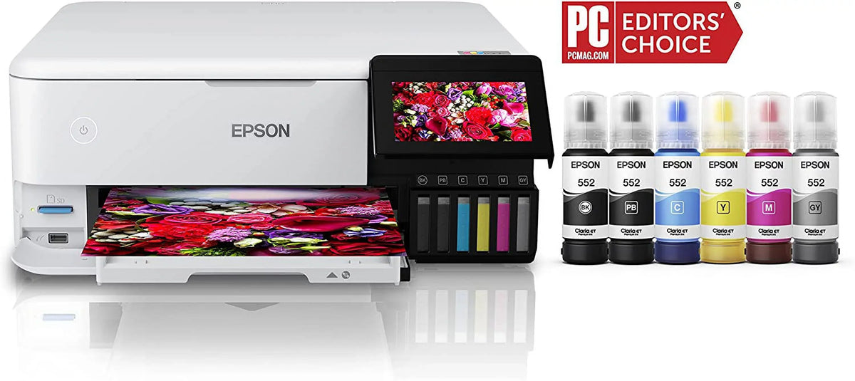 Epson EcoTank Photo -8500 C11CJ20201 All-in-One Printer - White