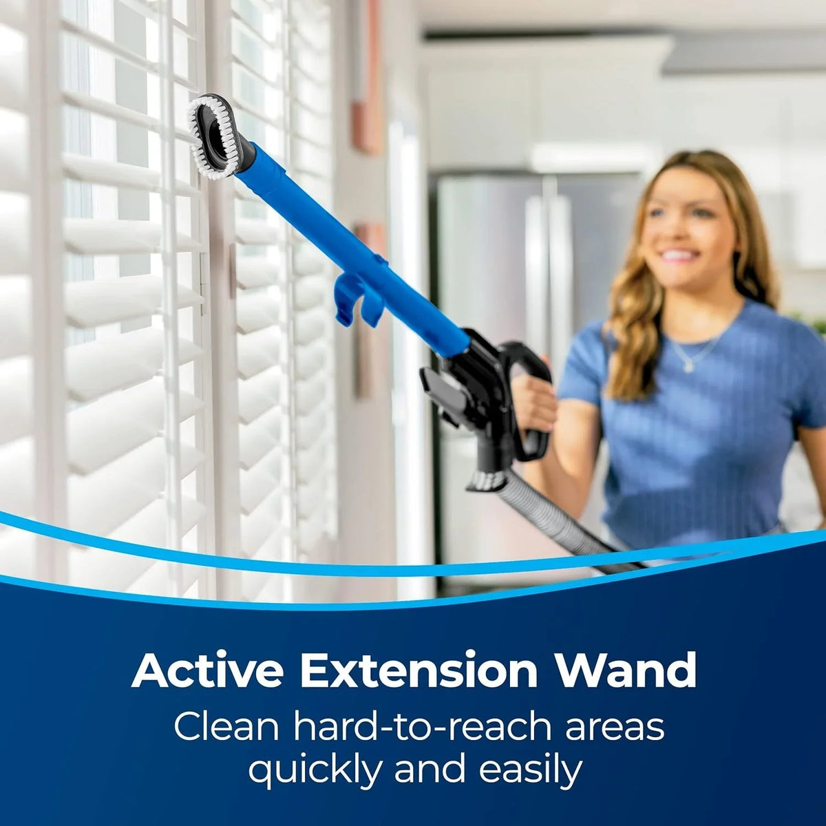 CleanView Upright Bagless Vacuum Cleaner with Active Wand, 3536 (Black/Cobalt Blue)