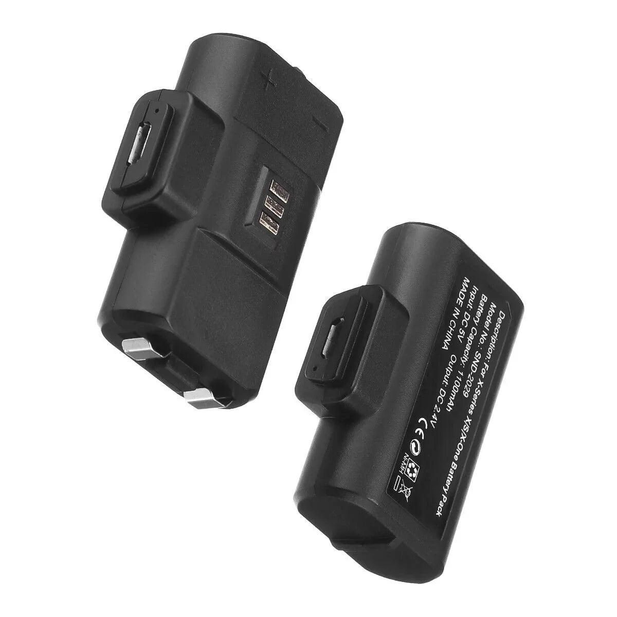 4x Rechargeable Battery Pack with 8pcs Battery Covers For XBox One X/S Series X/S Controller