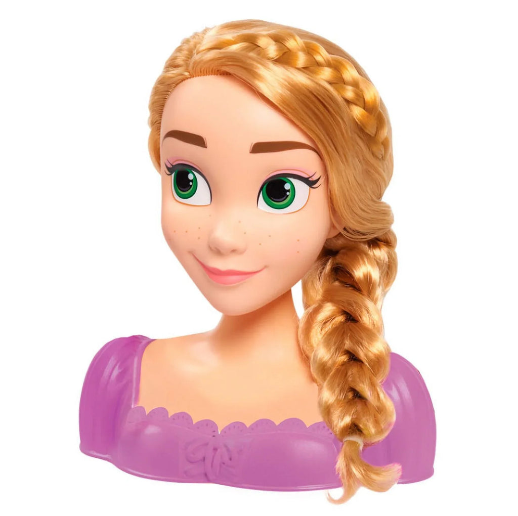 Disney Princess Rapunzel Styling Head, 7 Pieces, Pretend Play, Officially Licensed Kids Toys for Ages 3
