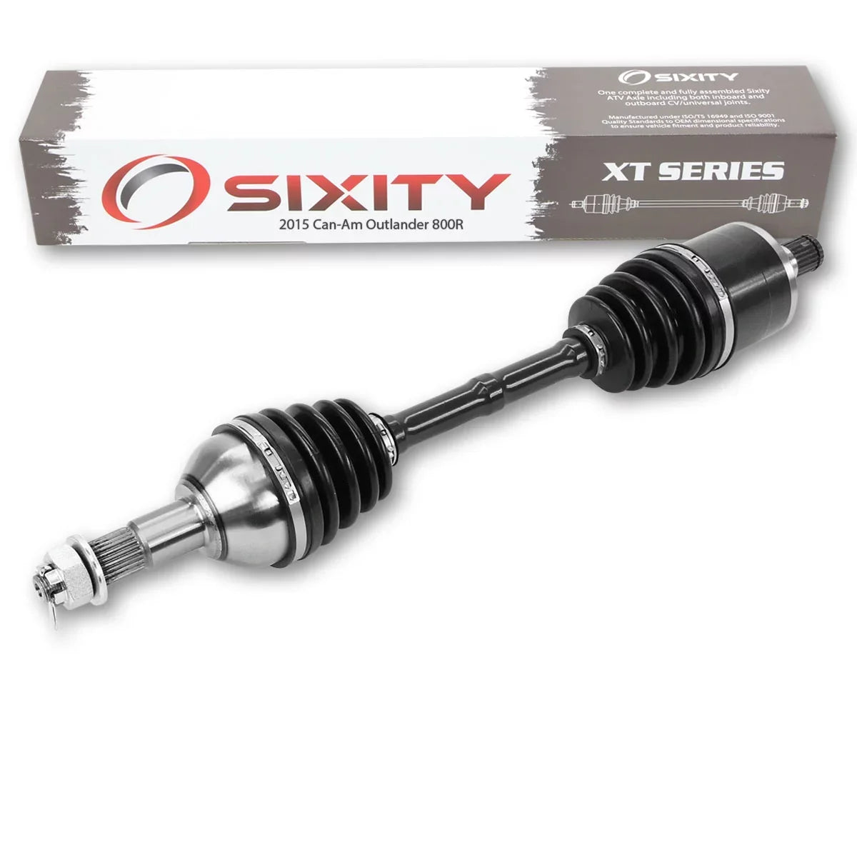 Sixity  Rear Left Axle compatible with Can-Am Outlander 800R 2015 -  4X4