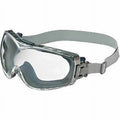 North Safety 763-S3970HSF Clear Lens Uvex Stealth  Safety Goggle, Navy Frame