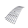Premium Stainless Steel Silver 8x6 Horizontal Billet Grille Compatible with Dodge Durango 2011-2013 Lower Bumper N19-C96866D