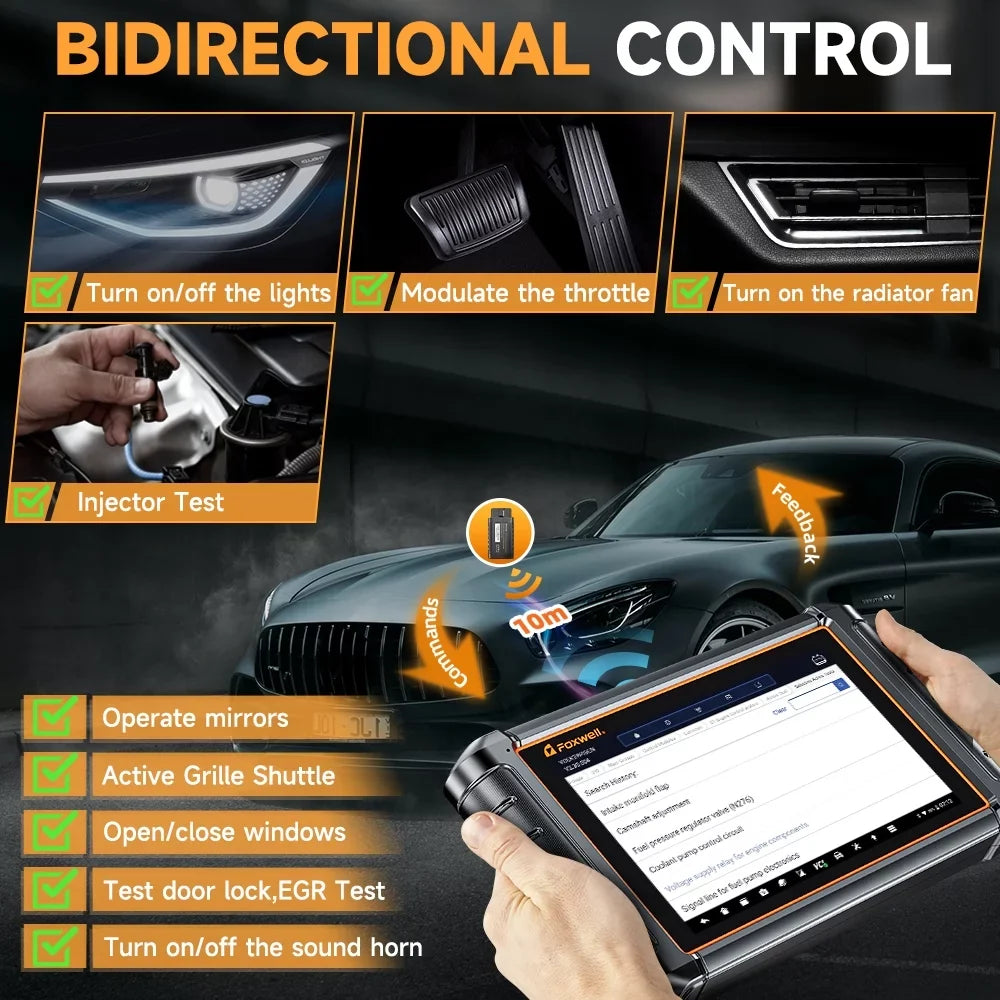 Scanner NT909  Bidirectional Control OBD2 Scanner Code Reader  Coding Key  Programmer Diagnostic Scan Tool
