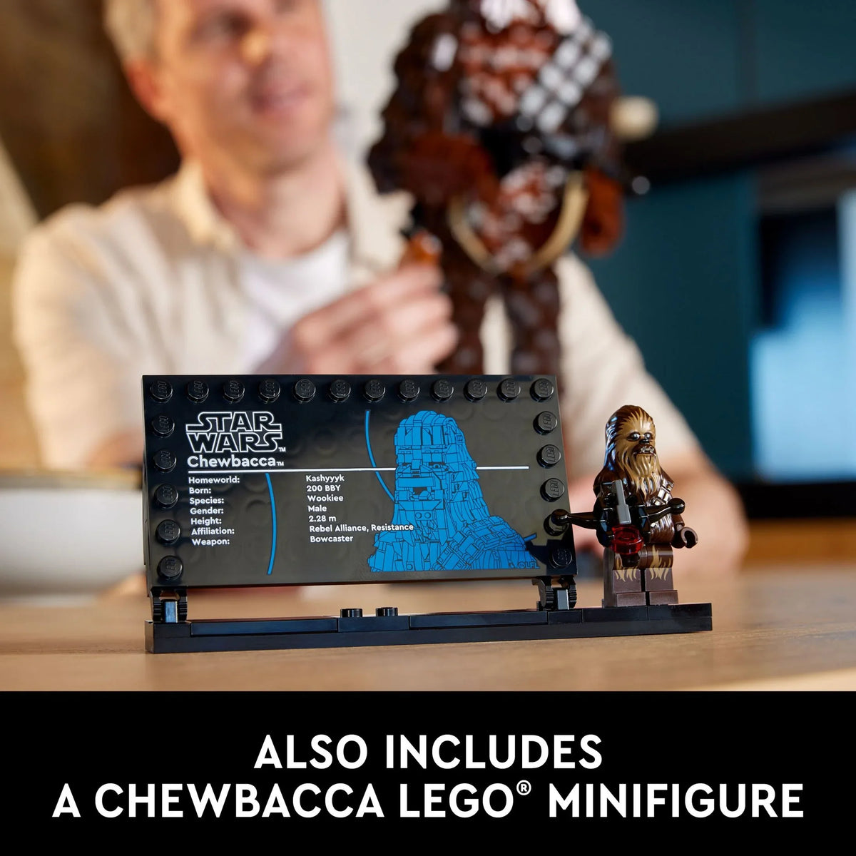Star Wars Chewbacca, Buildable May the 4th Collectibles for Adults, Build and Display Chewbacca Collectible, Fun Star Wars Fan Gift for Teens, or any Star Wars Original Trilogy Fan, 75371