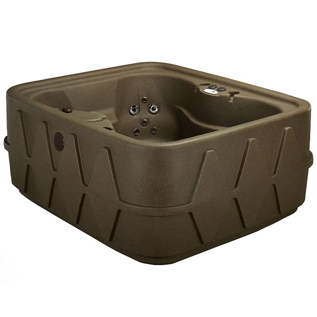 Aquarest Spas Powered By Jacuzzi® -400 Select 4- Person 20 - Jet- Plug and Play Hot Tub w/ waterfall - Brownstone