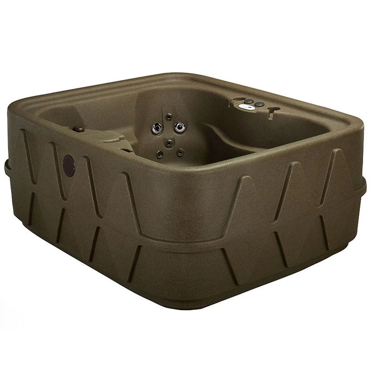 Aquarest Spas Powered By Jacuzzi® -400 Select 4- Person 20 - Jet- Plug and Play Hot Tub w/ waterfall - Brownstone