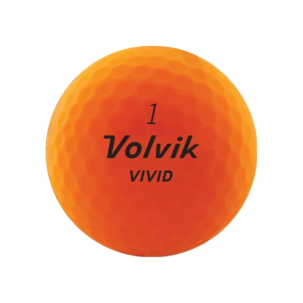 Volvik Vivid Golf Balls (Matte Orange, 12pk) 1dz, 2024