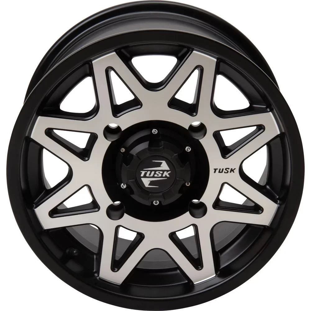4/156 Tusk Tintic Wheel 14x7 5.0 + 2.0 Machined/Black For  Wolverine  2 1000 2021