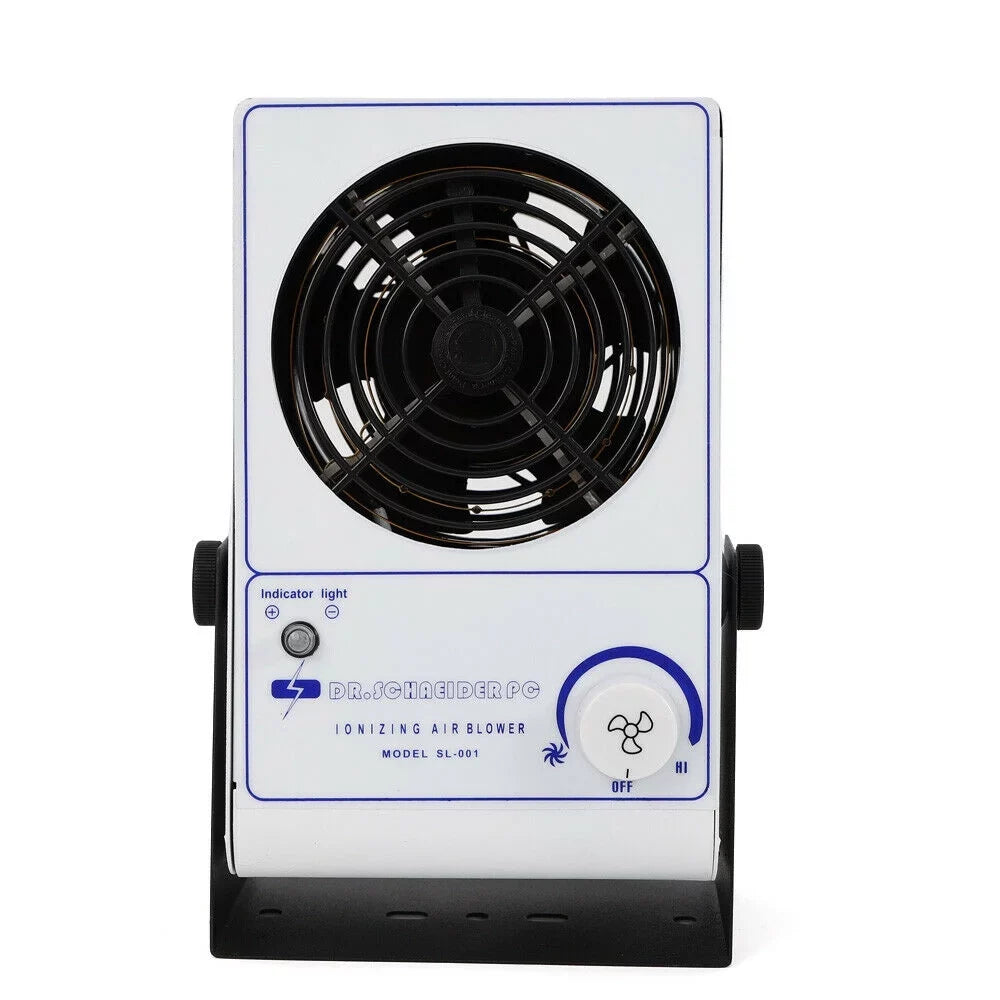 110V Ionizing Air Blower Ion Fan Discharge Static Eliminator Anti-Static Ionizer