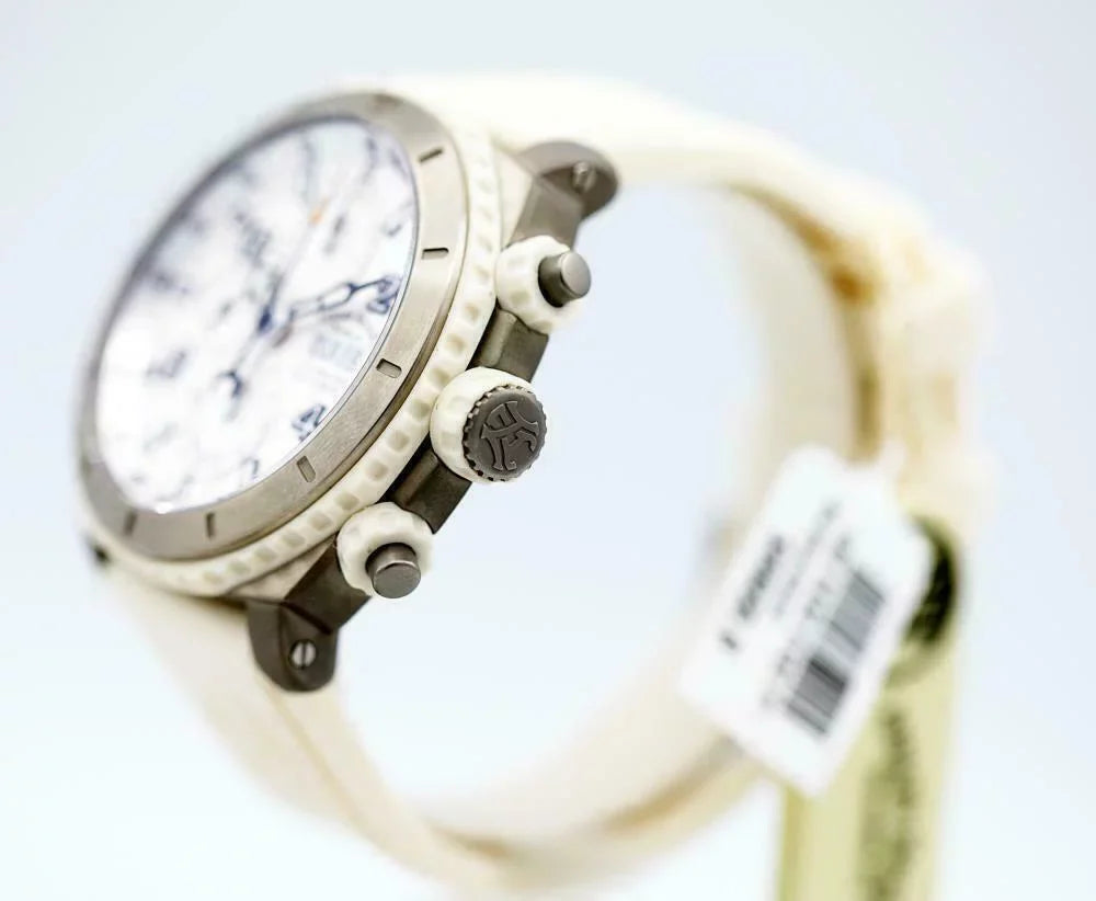 Armand Nicolet T616B--9610B Stainless Steel Ivory Rubber Automatic Men's Watch
