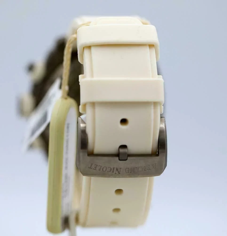Armand Nicolet T616B--9610B Stainless Steel Ivory Rubber Automatic Men's Watch