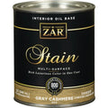 1 , Zar 1 Qt. Cashmere Gray Oil-Based Multi-Surface Interior Stain