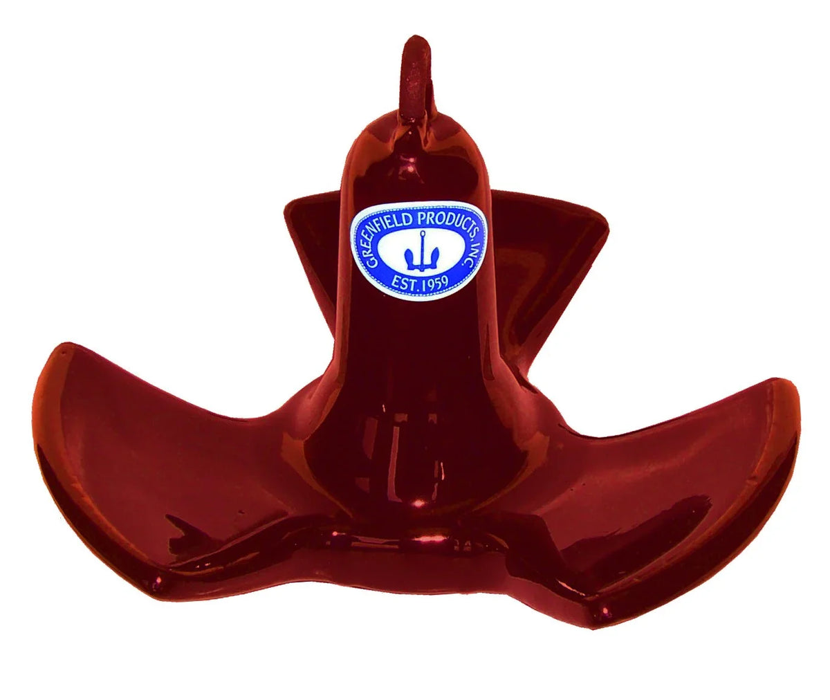 Greenfield Products 520- 20 lbs Vinyl Coated River Anchor - Red